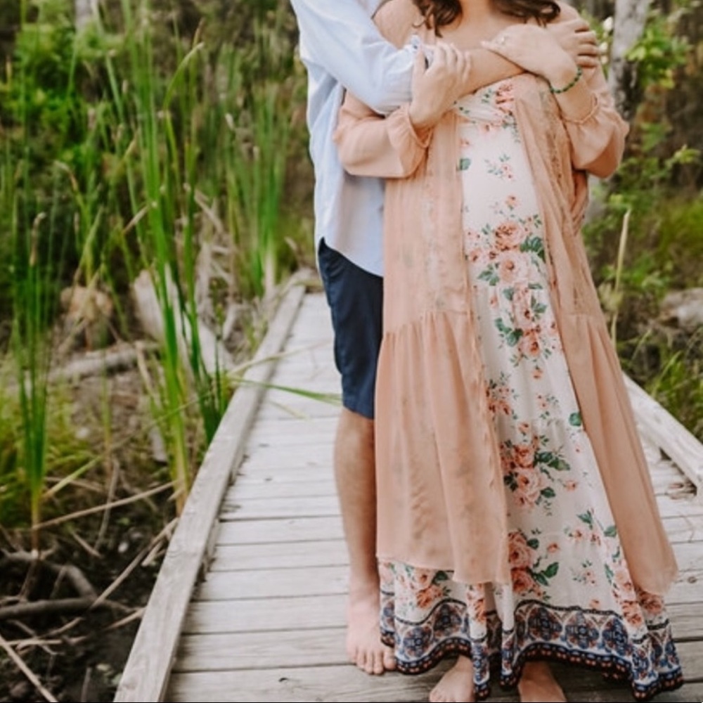 Chelsea & Violet floral maxi dress